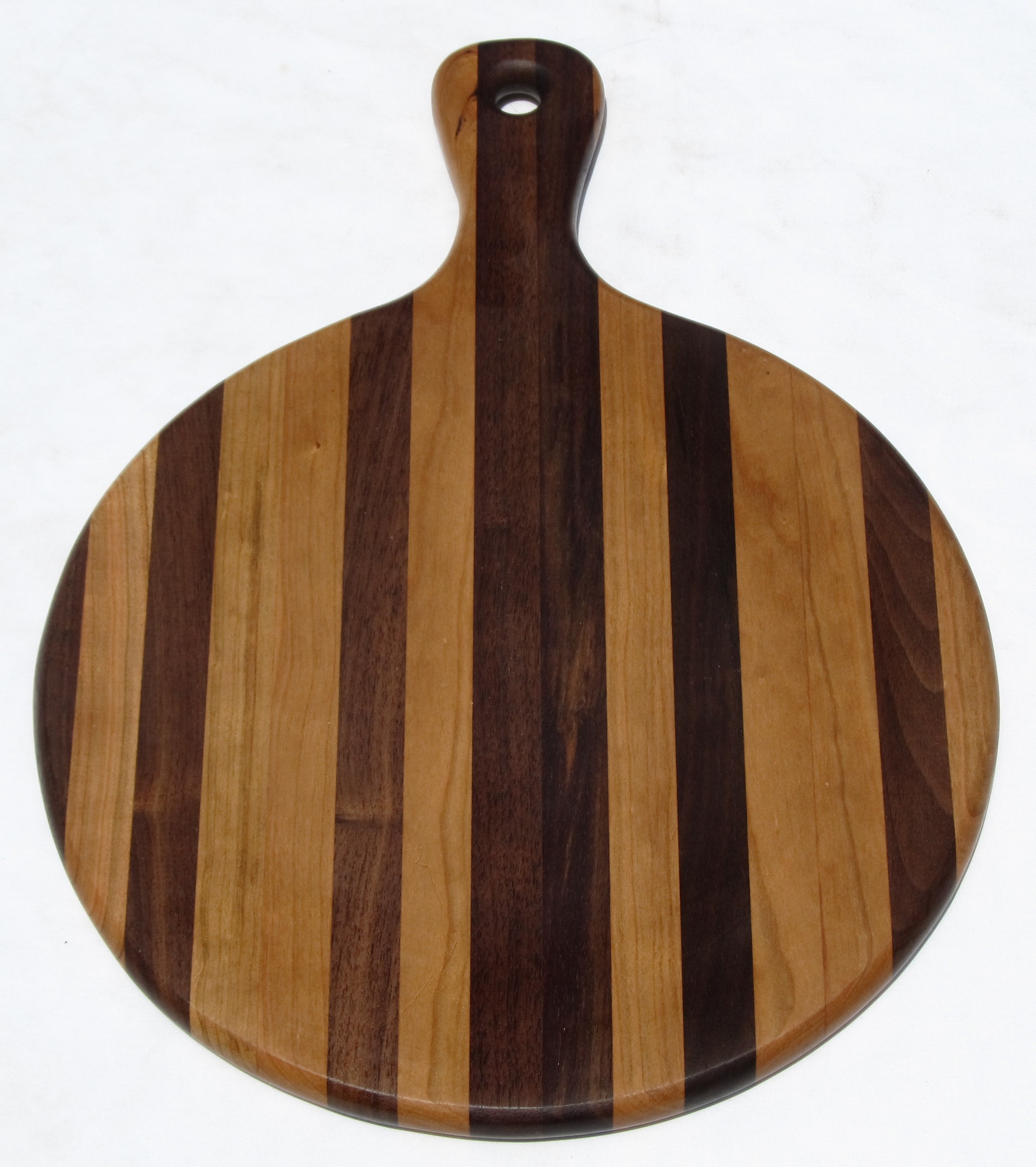 12” Light Solid Wood Round Pizza Cutting Board - Chopping Wood Pad  Beechwood Cutting Board - Round Wooden Board Charcuterie - Mini Small  Breadboard